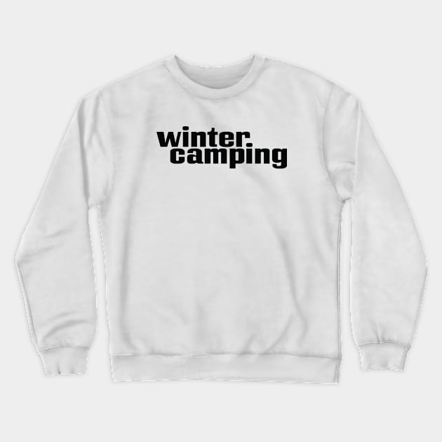 Winter Camping Crewneck Sweatshirt by ProjectX23Red